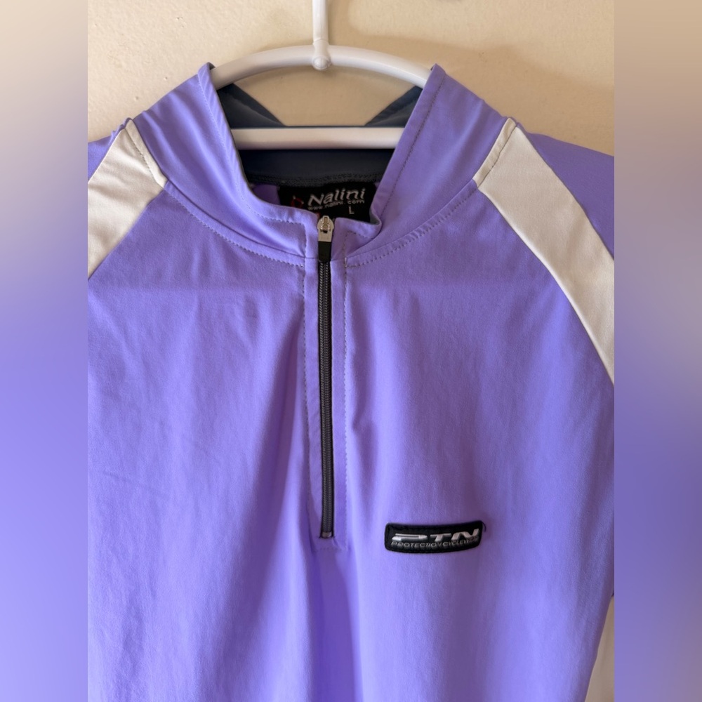 Nalini Pro Purple Cycling Jersey Size L Made in Italy Athletic Bike Shirt - Picture 7 of 9